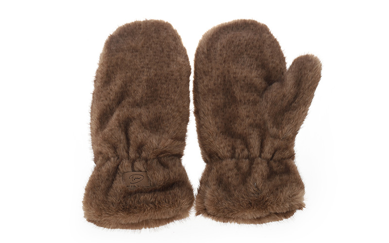 Handschoenen Corvara camel dot