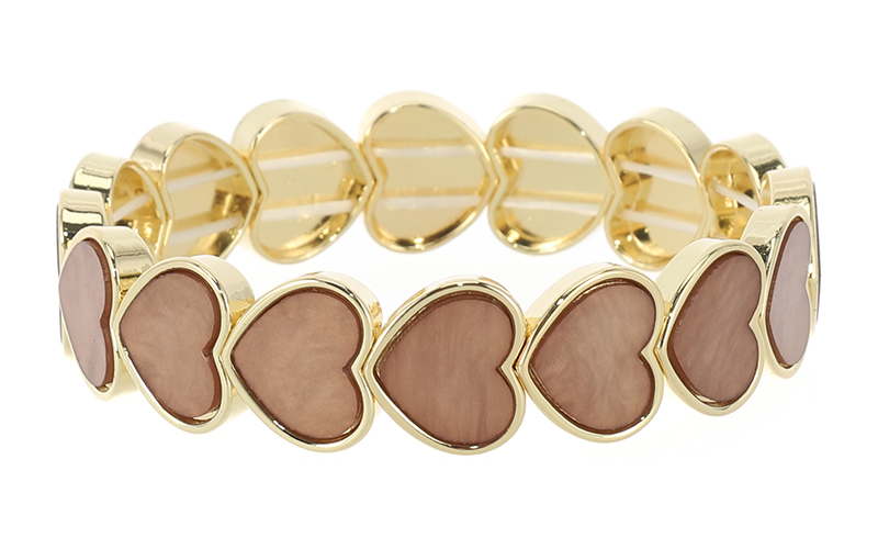 Taupe damesarmband Mel
