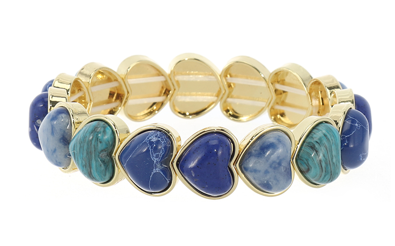 Dark blue damesarmband Lova