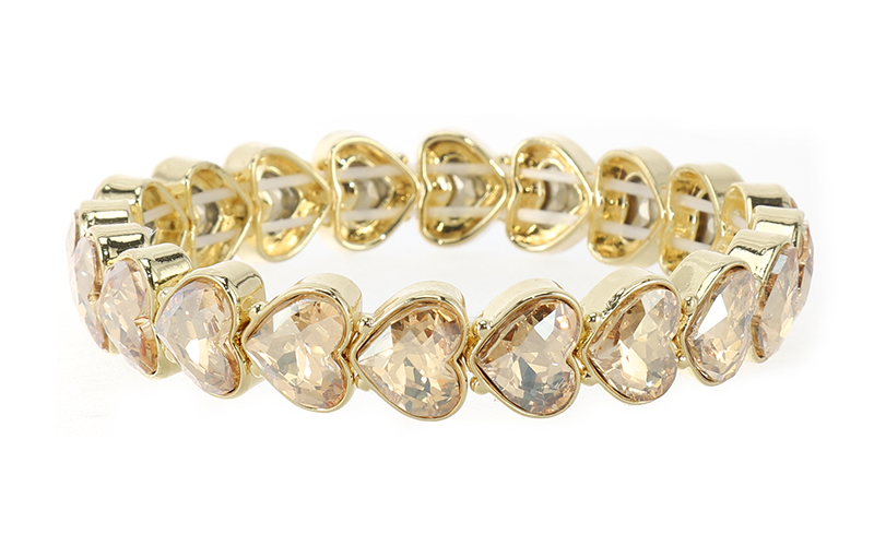 Champagne damesarmband Hazel