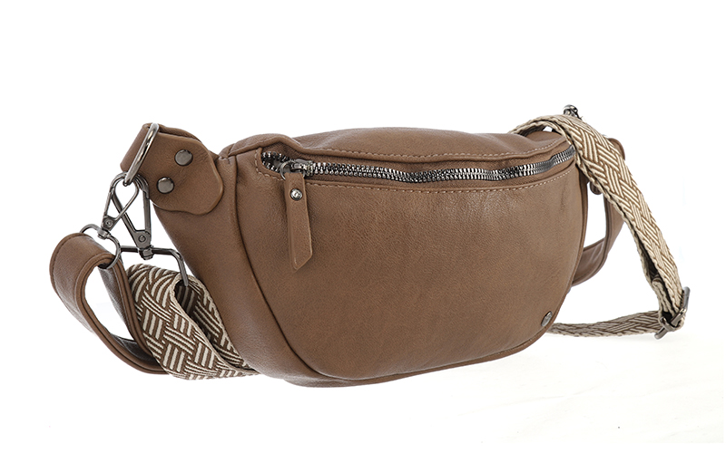 Taupe Crossbodytasje Duke – afbeelding 2