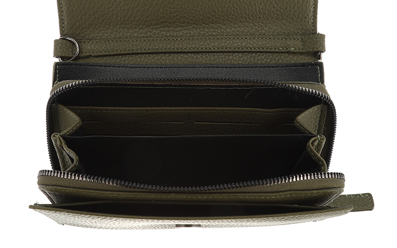 Dark Green Portemonnee Soho – afbeelding 4