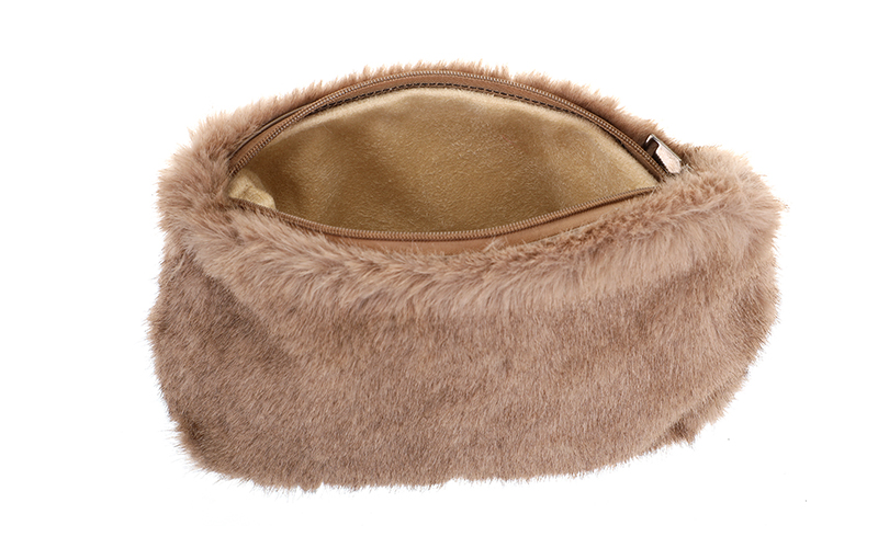 Taupe Borno Make-Up Tasje – afbeelding 4