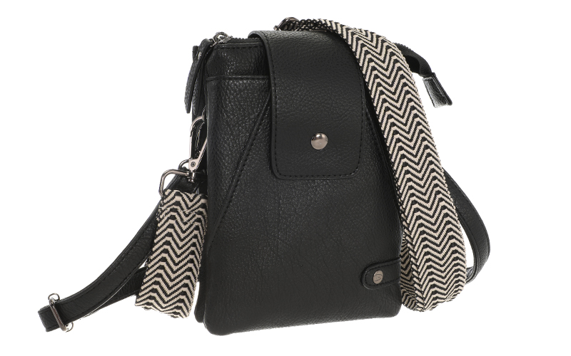 Black Crossbody En Telefoontasje Horton – afbeelding 3