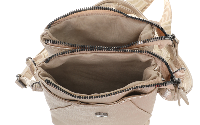 Champagne Crossbody En Telefoontasje Horton – afbeelding 5