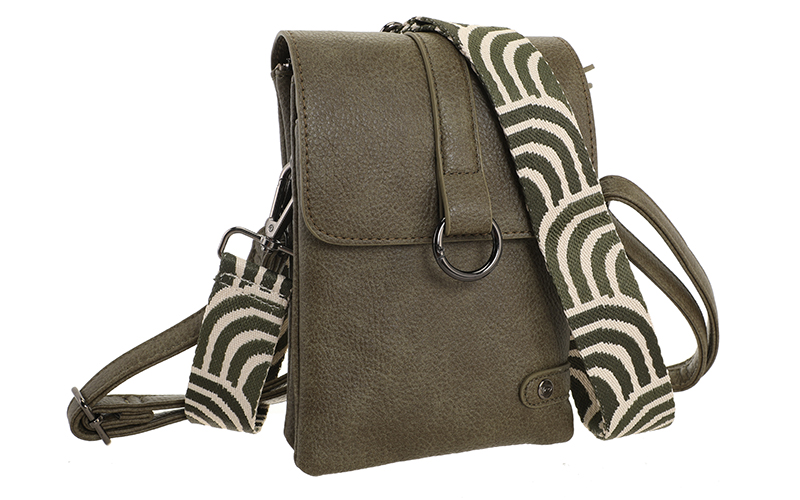 Dark Green Telefoon- En Schoudertasje Hartford – afbeelding 3