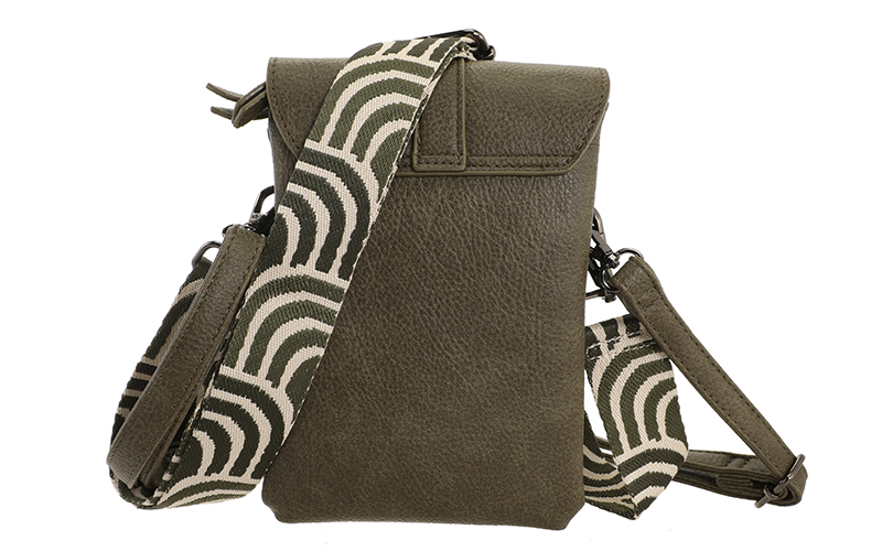 Dark Green Telefoon- En Schoudertasje Hartford – afbeelding 4