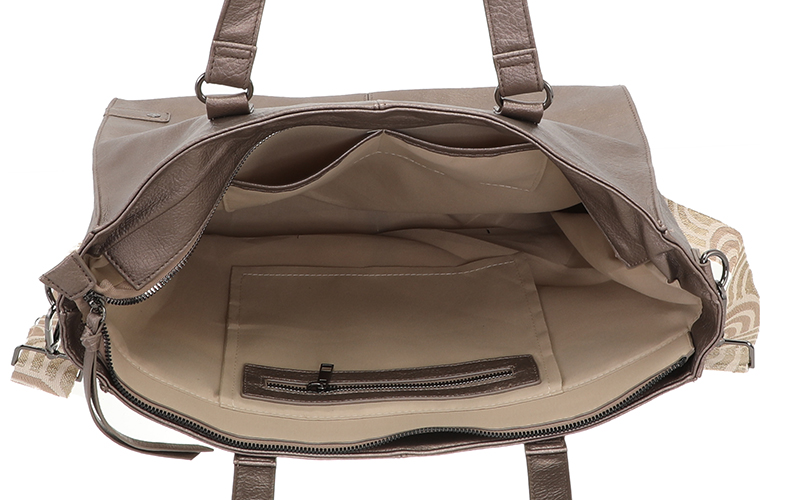 Brons Shopper/Schooltas Veghel – afbeelding 4