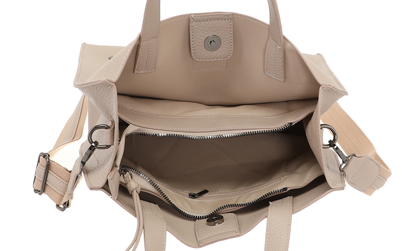 Taupe Paris Handbag (Natural Sticker) – afbeelding 4