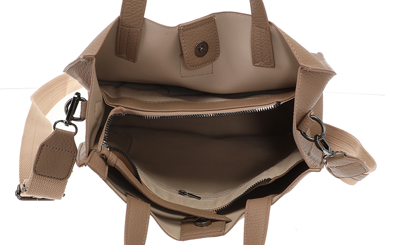 Natural Handbag Paris (Taupe Sticker) – afbeelding 4