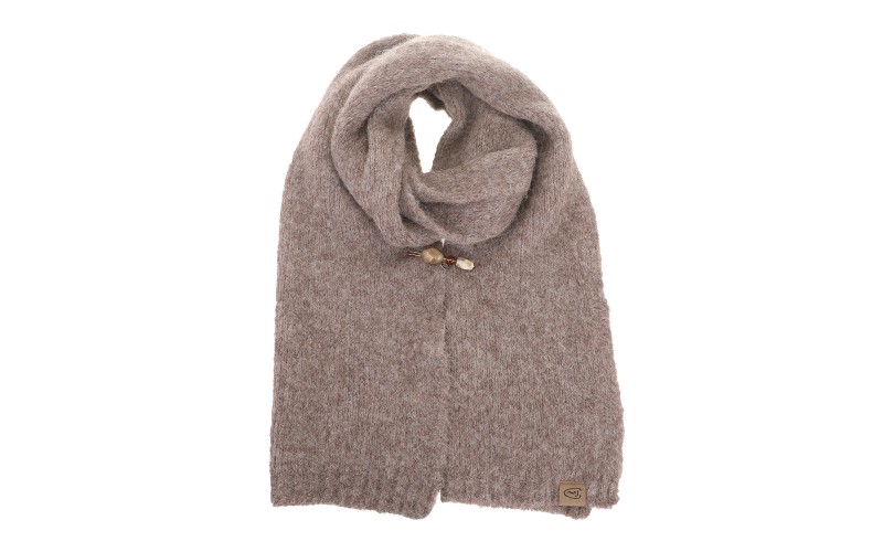 Dark Taupe Arosa Sjaal – afbeelding 2