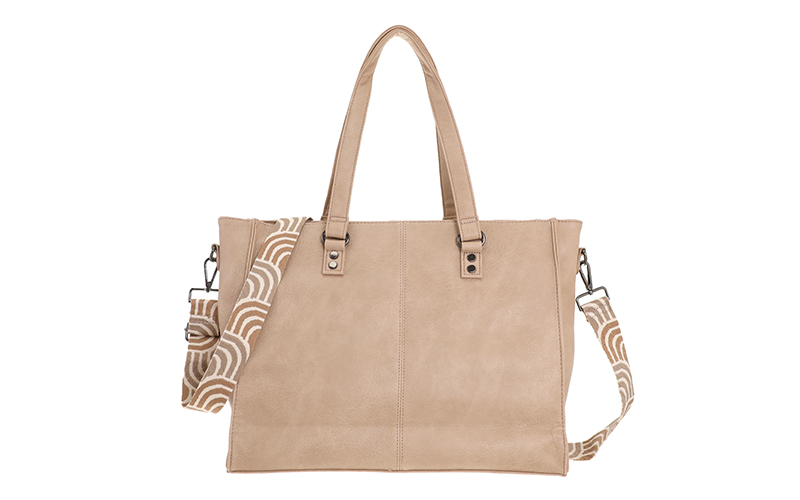 Khaki Shopper/Schooltas Veghel – afbeelding 3