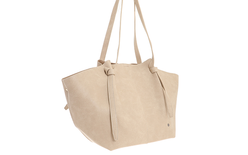 Linnen Kleur Shopper Todi in gebruik