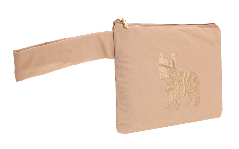 Khaki Toulouse Pouch in gebruik