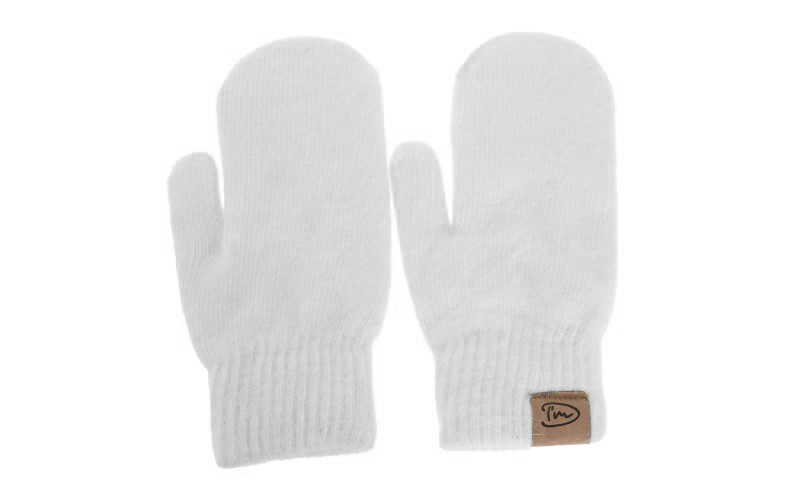 Light Grey Monta Rosa Mittens