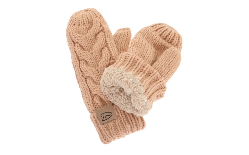 Vintage Pink Jungfrau Moufles en situation