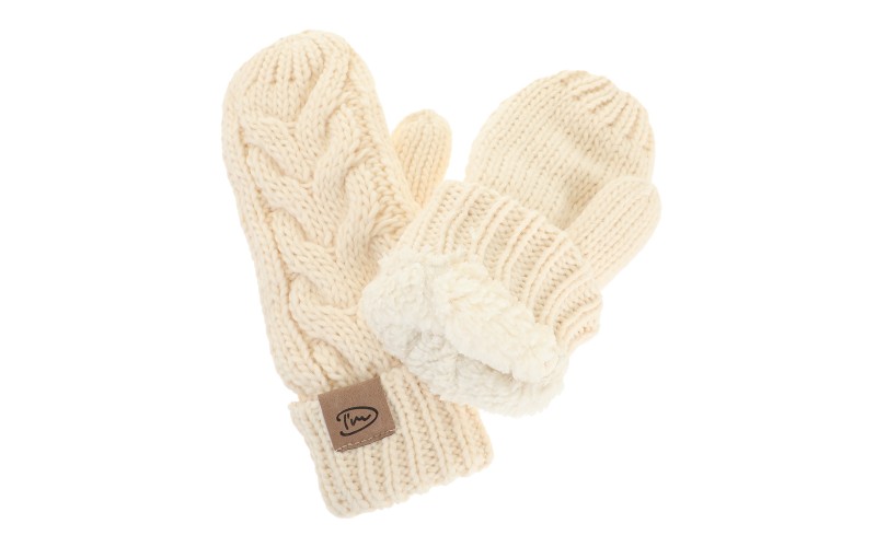 Moufles Jungfrau Cream en situation