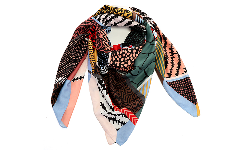 Mix Color Sjaal Linan