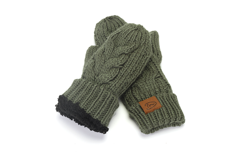 Moufles Jungfrau Dark Green en situation
