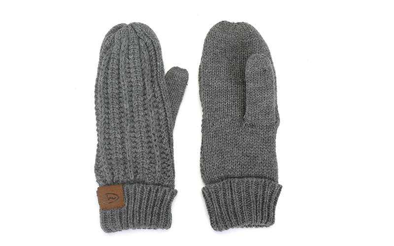 Moufles Tricot Makalu Grises