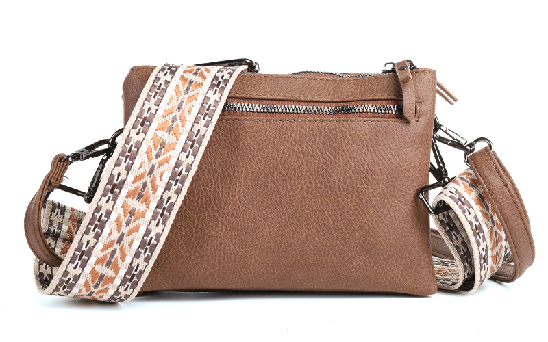Camel Crossbody En Schoudertasje Brussel – afbeelding 3