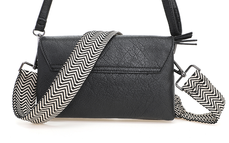 Black Schoudertasje San Martin – afbeelding 3