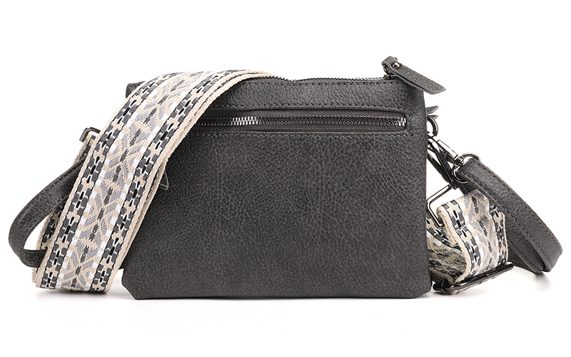 Dark Grey Crossbody En Schoudertasje Brussel – afbeelding 3