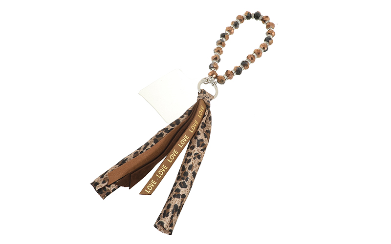 Porte-Clés Amber Browny Cristal Tassel
