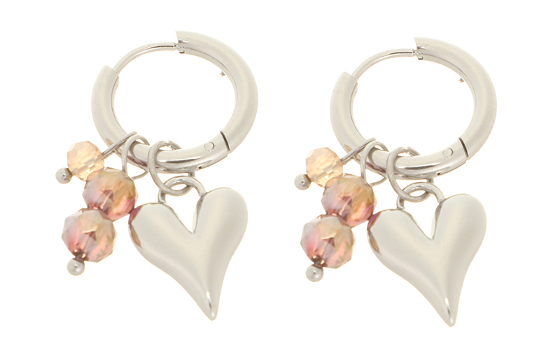 Boucles d'Oreilles Silver Guusje en situation