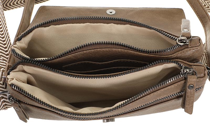 Dark Camel Schoudertasje San Martin – afbeelding 4