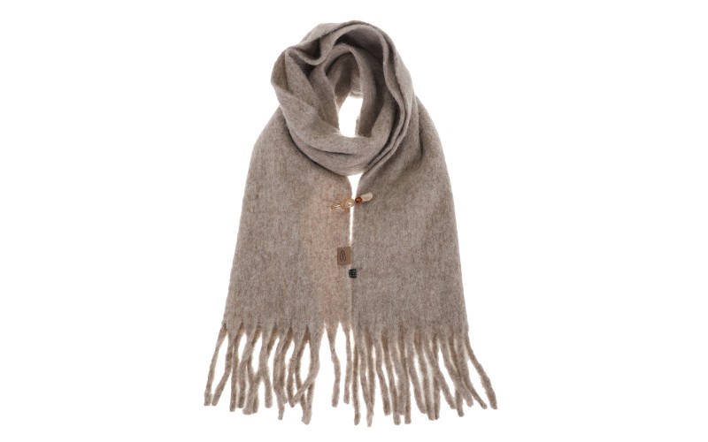 Khaki Rogers Sjaal in gebruik