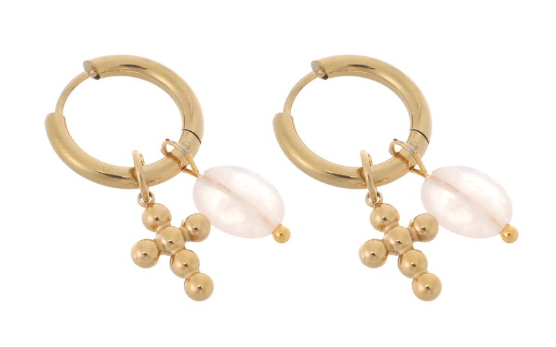 Boucles d'Oreilles Victory Dorées