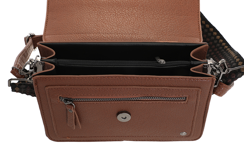 Dark Camel Rione Schoudertasje – afbeelding 4