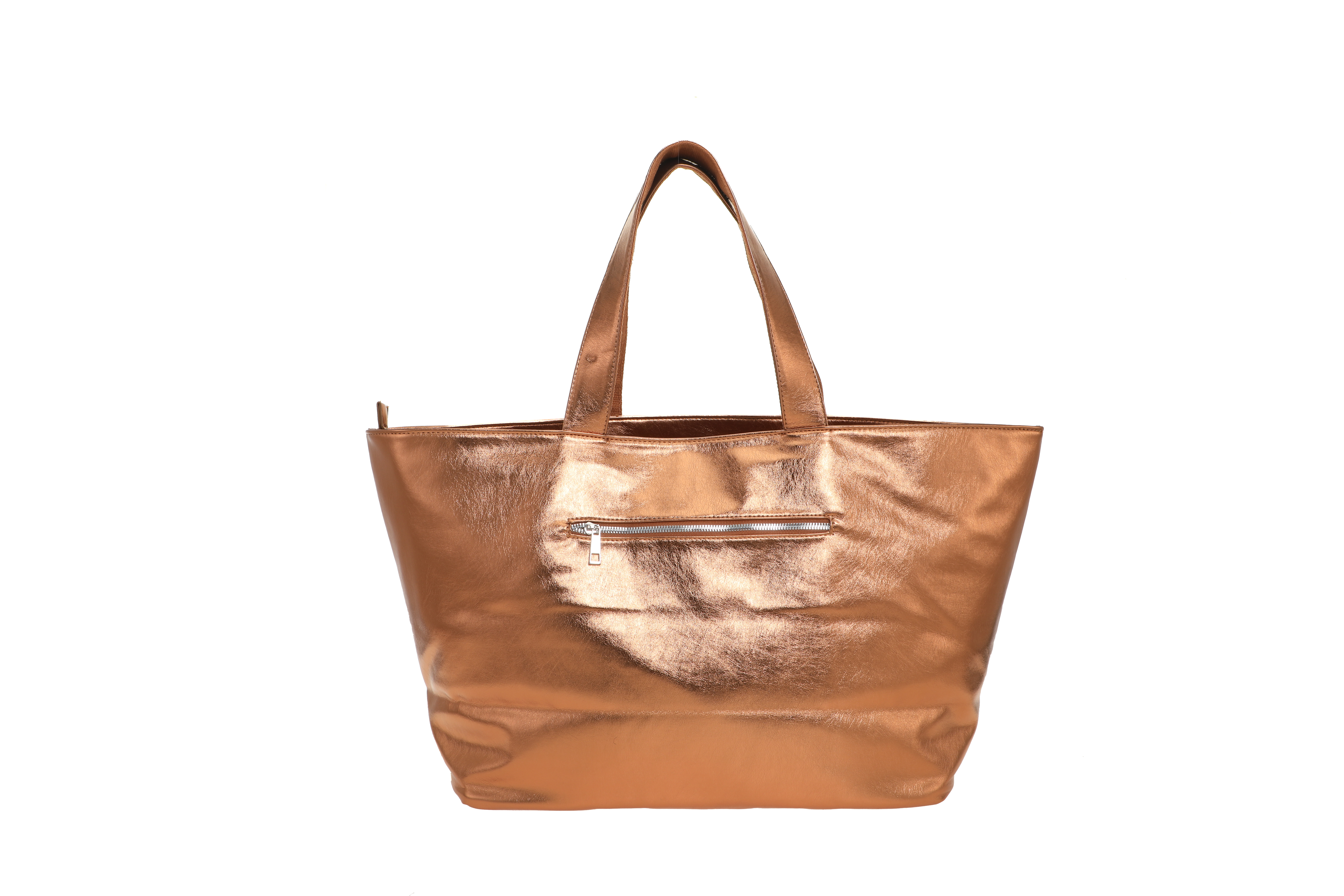 Brons Schoudertas / Shopper Seychellen – afbeelding 3