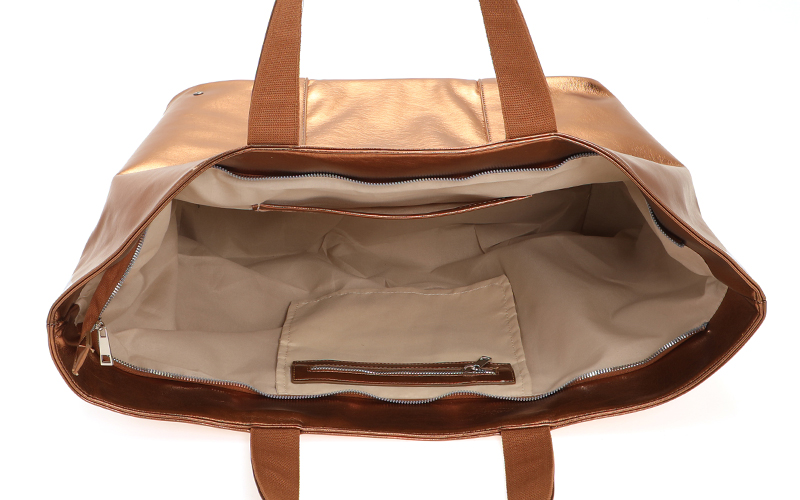 Brons Schoudertas / Shopper Seychellen – afbeelding 4