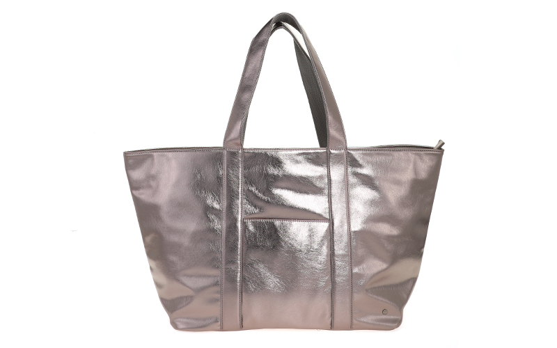 Metallic Schoudertas / Shopper Seychellen