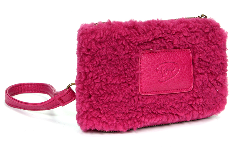 Roze Teddy Portemonneetje Leuven in gebruik