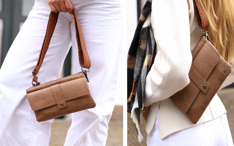 Camel Crossbody En Schoudertasje Naarden