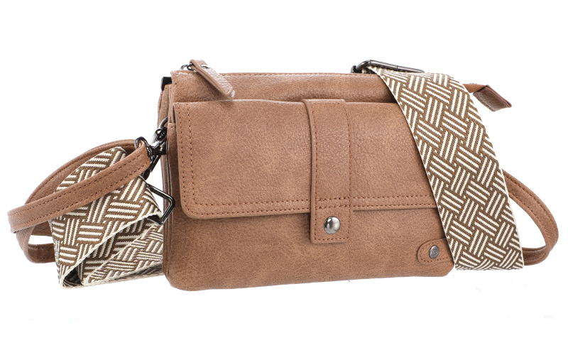 Camel Crossbody En Schoudertasje Naarden – afbeelding 3