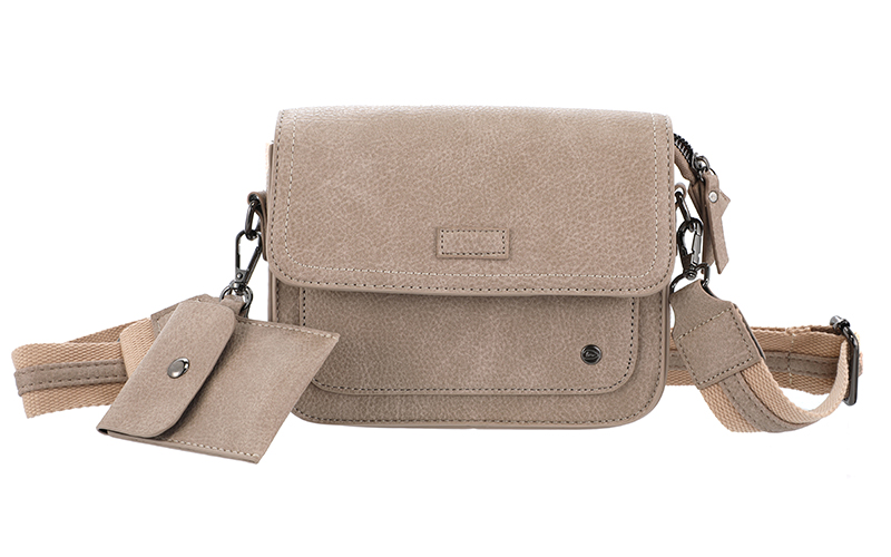 Taupe Schoudertasje Toulon