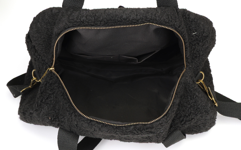 Black Duffle Bag Portillo – afbeelding 4