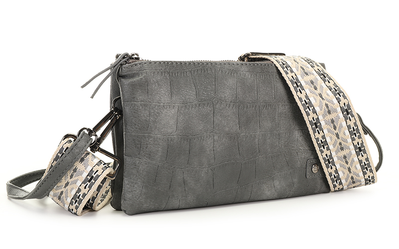 Dark Grey Schoudertasje / Crossbody Sheffield – afbeelding 2