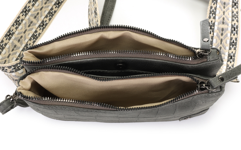 Dark Grey Schoudertasje / Crossbody Sheffield – afbeelding 4