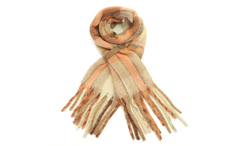 Khaki Mont Blanc Sjaal – afbeelding 2