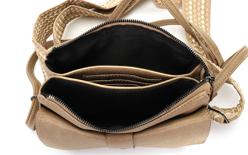 Taupe Crossbody En Schoudertasje Naarden – afbeelding 8