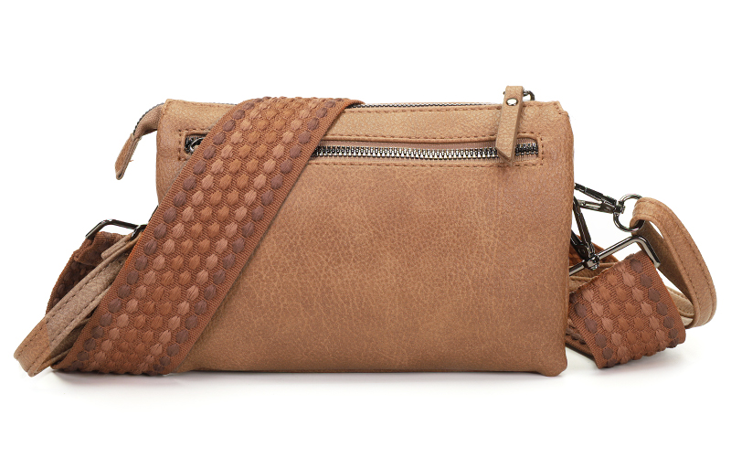 Camel Crossbody En Schoudertasje Naarden – afbeelding 3