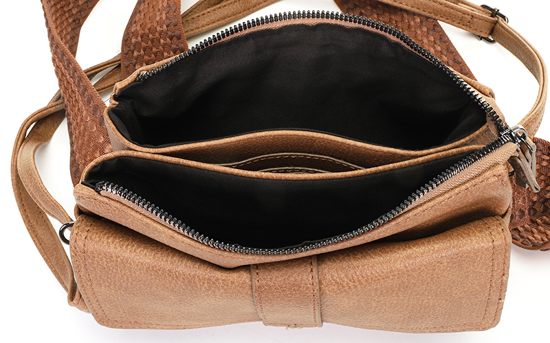 Camel Crossbody En Schoudertasje Naarden – afbeelding 4
