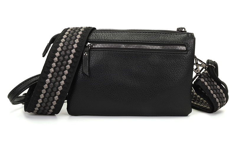 Zwart Crossbody En Schoudertasje Naarden – afbeelding 3