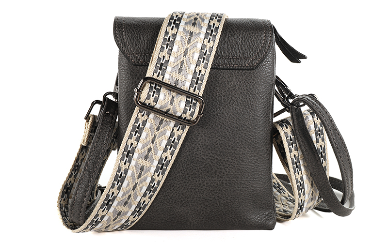 Dark Grey Telefoon- En Schoudertasje Kansas – afbeelding 7
