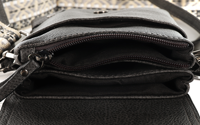 Dark Grey Telefoon- En Schoudertasje Kansas – afbeelding 9